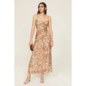 R-1. Badgley Mischka Sweetheart Midi Dress US 12